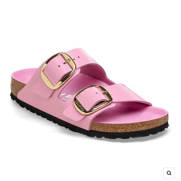 Birkenstock Arizona Big Buckle High Shine Sandals - Picture 1 of 8